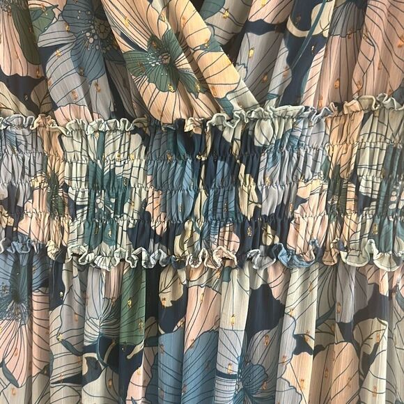 ✨Taylor Women's Smocked-Waist Maxi Sz 16W Dress✨ - Picture 14 of 15